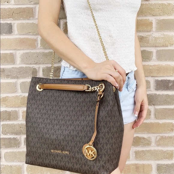 Gaby’sBags👜💕-NWT Michael Kors Purse Brown - Picture 2 of 8